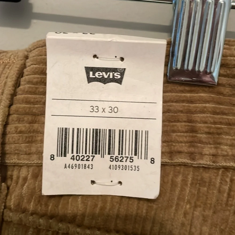 NWT LEVI STRAUSS CORDUROY PANTS TAN - Picture 6 of 9